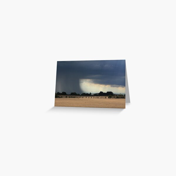 Rainfoot of torrential proportions Greeting Card