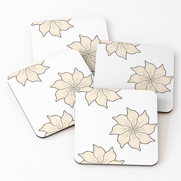 Item preview, Geometric Flower pattern designed and sold by Quoppidou.