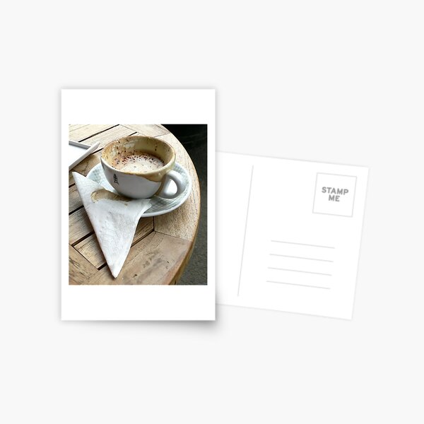 Cafe Society Postcard
