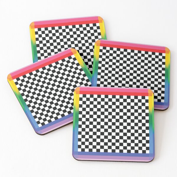 Item preview, Rainbow Checkered Pattern designed and sold by VioletsforRoses.