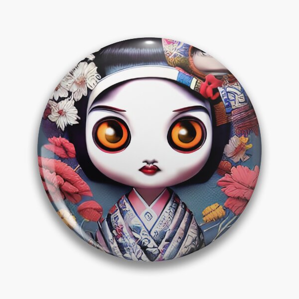 Item preview, Geisha Girl Bumpkin - Cute Caricature Character Design designed and sold by Miraje.