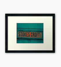 Stokes Croft, Bristol. Street art capital of England Framed Print