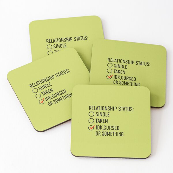 Item preview, Relationship Status Cursed Or Something designed and sold by Moeez Javed.
