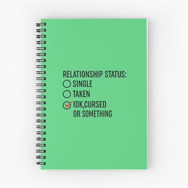 Item preview, Relationship Status Cursed Or Something designed and sold by Moeez Javed.