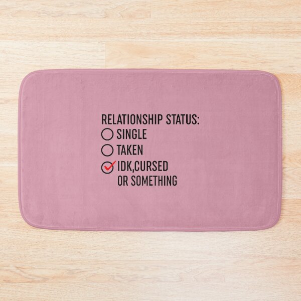 Item preview, Relationship Status Cursed Or Something designed and sold by Moeez Javed.