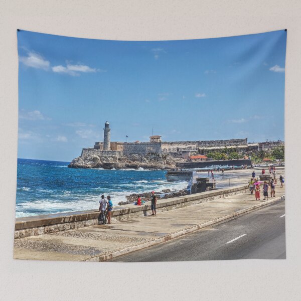 Item preview, Morro Castle And Havana Bay Lighthouse designed and sold by Paul Thompson Photography.