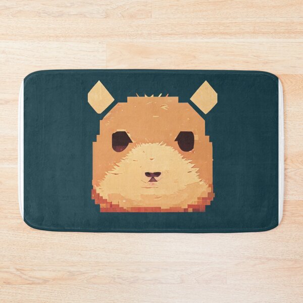 Item preview, Pixel Capybara Face | Capybara Pixel Art designed and sold by Pet Shelter.