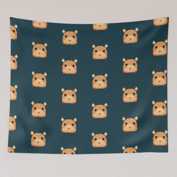 Item preview, Pixel Capybara Face | Capybara Pixel Art designed and sold by Pet Shelter.
