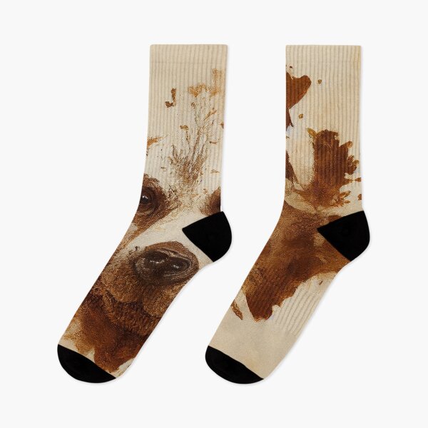 Item preview, Copy of Abstract Art of a Dog in Coffee Stain Form - Created by Artificial Intelligence designed and sold by Created-by-AI.
