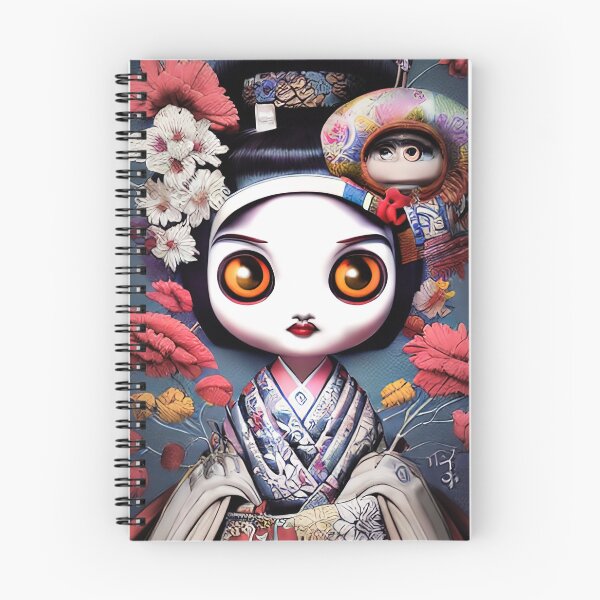 Item preview, Geisha Girl Bumpkin - Cute Caricature Character Design designed and sold by Miraje.