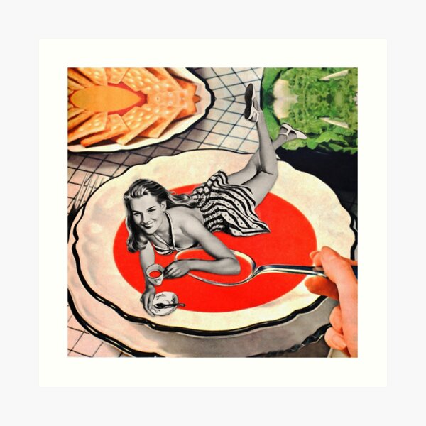 Red Goo Art Print