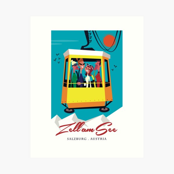 Item preview, Zell am See poster designed and sold by GAGodel.