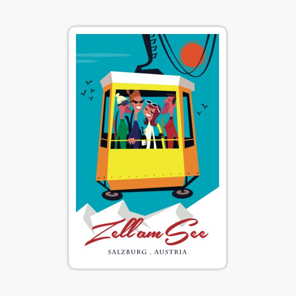 Item preview, Zell am See poster designed and sold by GAGodel.