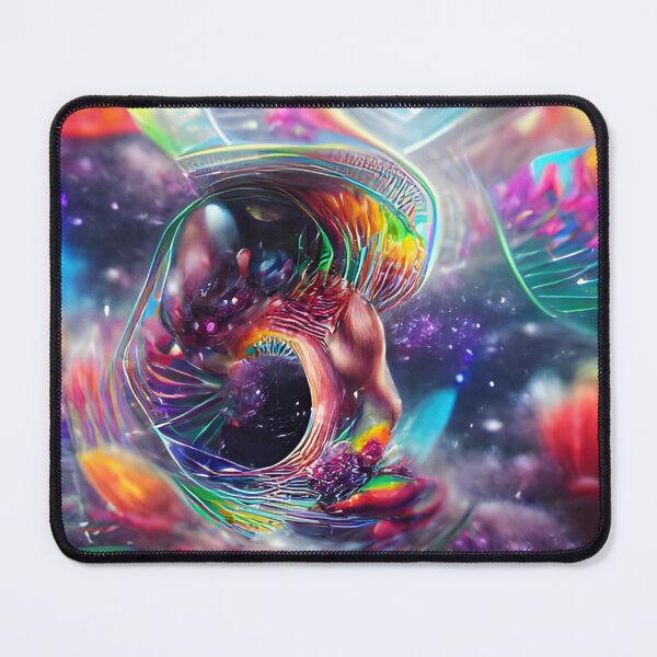 Item preview, Multiverse Mushrooms and Wormholes designed and sold by nocturnAIArt.