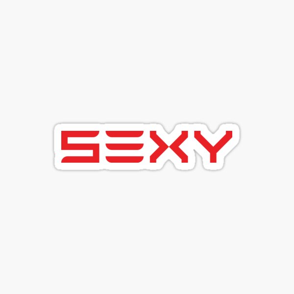 Sexy Tesla Sticker