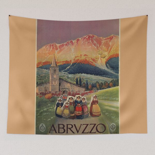 Item preview, Abruzzo Italy restored vintage Italian travel designed and sold by aapshop.