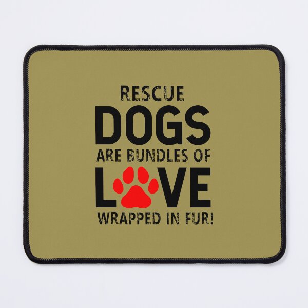 Item preview, Rescue Dogs Are Bundles of Love designed and sold by Moeez Javed.