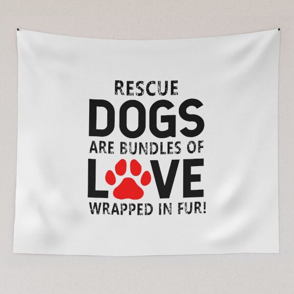Item preview, Rescue Dogs Are Bundles of Love designed and sold by Moeez Javed.