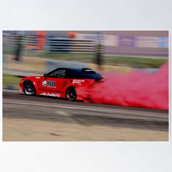 Wall Art Print Sport Car Auto with Smoke, Gifts & Merchandise