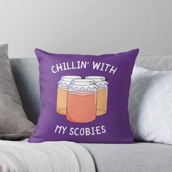 Item preview, Chillin' With My Scobies Funny Kombucha Lover Design designed and sold by Delightfully Cynical.