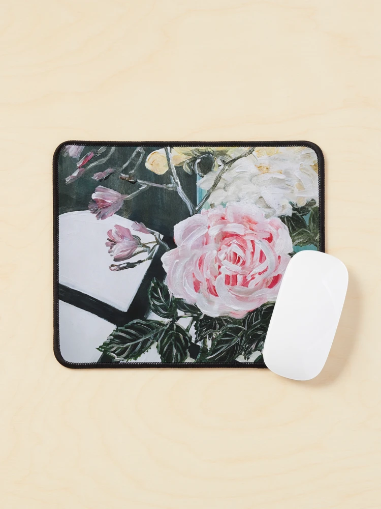 Thumbnail 1 of 5, Mouse Pad, A VASE AND ROSES designed and sold by HSINLIN.