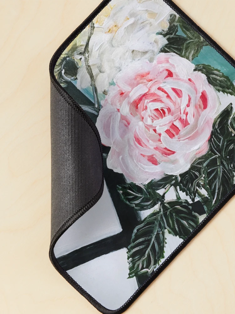 Thumbnail 2 of 5, Mouse Pad, A VASE AND ROSES designed and sold by HSINLIN.