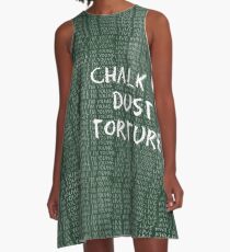 Kreidestaubfolter Phish A-Linien Kleid