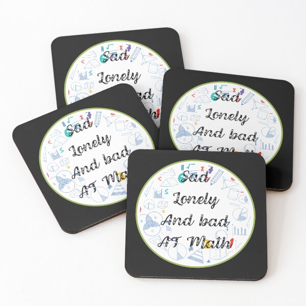 Item preview, Sad, lonely and bad at math designed and sold by ProjectOfColor.