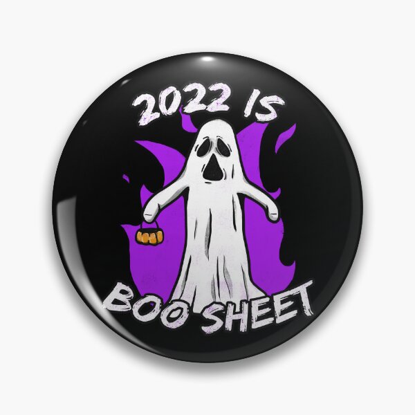 Item preview, 2022 Is Boo Sheet I Ghost Retro Happy Halloween designed and sold by Amazing Designs.