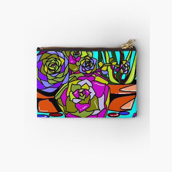 Item preview, A Still Life with Succulent Plants in Purples designed and sold by judy snyder.