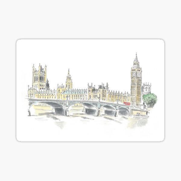 Houses of Parliament Sticker