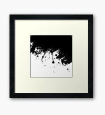 Black blood Framed Print