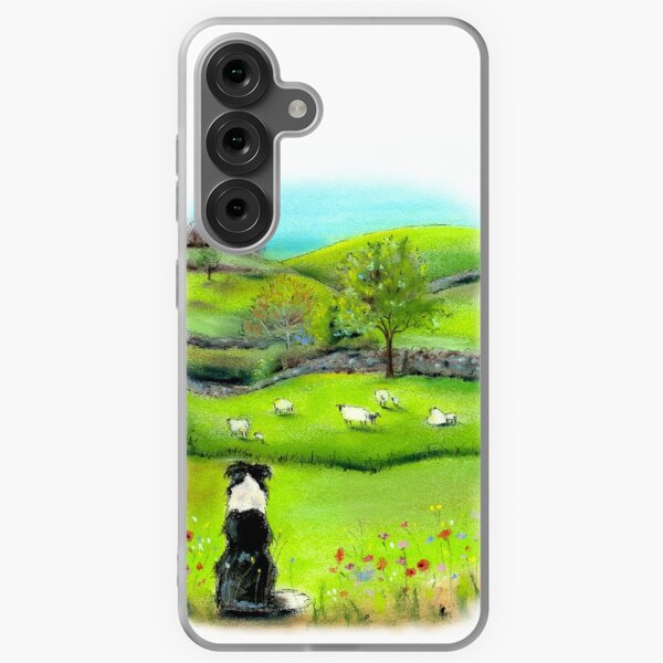Item preview, Keeping Watch - Border Collie Sheep Dog designed and sold by TheWishingShed.