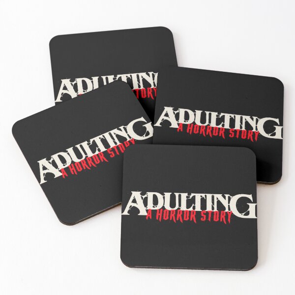 Item preview, ADULTING - A horror story designed and sold by DGCollab.