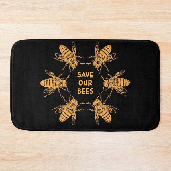 Item preview, Pollen Nation in GOLD - Save Our Bees featuring Buzzie the Bee designed and sold by Wildcard-Sue.