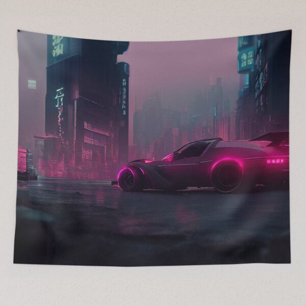 Item preview, Cyberpunk Porsche in Cybercity designed and sold by ThunderSlayer.