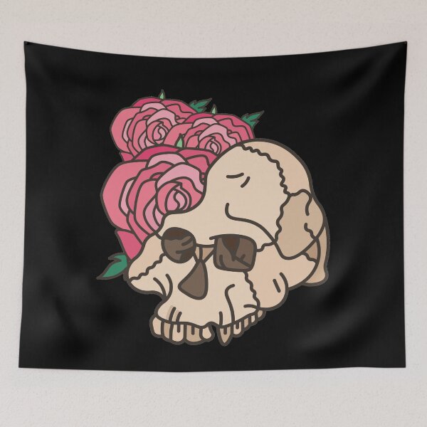 Item preview, Skull With Roses designed and sold by Nesro34.