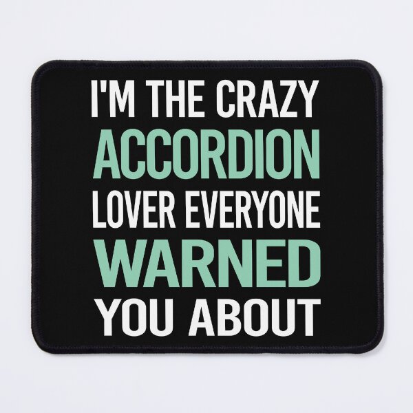 Item preview, Crazy Lover Accordion Accordionist designed and sold by BimBamFrank.