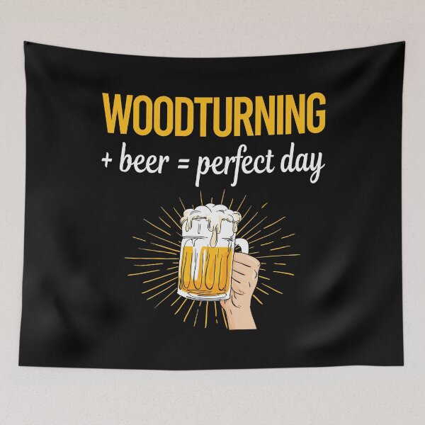 Item preview, Beer Perfect Day Woodturning Woodturn Wood Turn Turning Turner designed and sold by WigglesDailey.