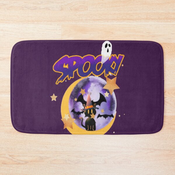 Item preview, Spooky Cat Halloween,   Halloween Lettering Spooky Halloween kawaii fun design,   Vintage Halloween, Kawaii Carved Pumpkin Vibes,Witches Brew And All Things Halloween designed and sold by Adri Barnard.