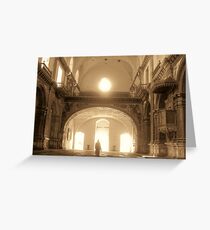 Into the light Greeting Card