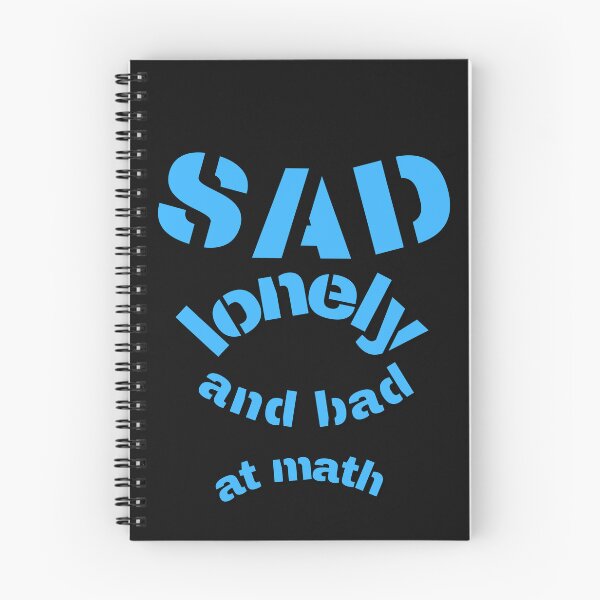 Item preview, sad lonely and bad at math designed and sold by ProjectOfColor.