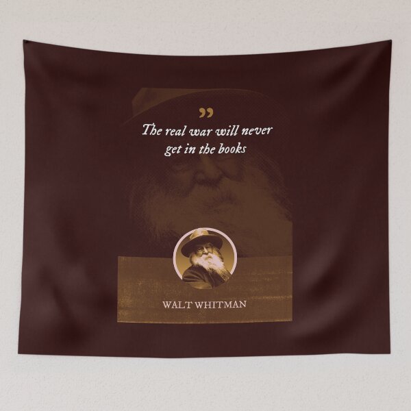 Item preview, Walt Whitman - The real war will never get in the books designed and sold by Syahrasi.