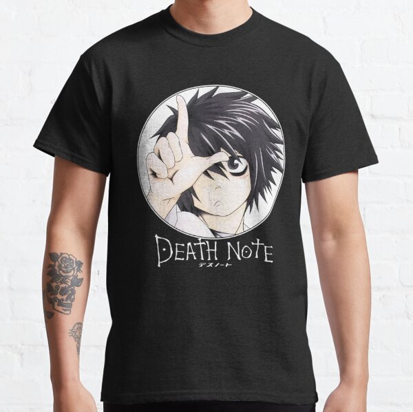 DEATH NOTE Ryuzaki Mens Tee - WHITE