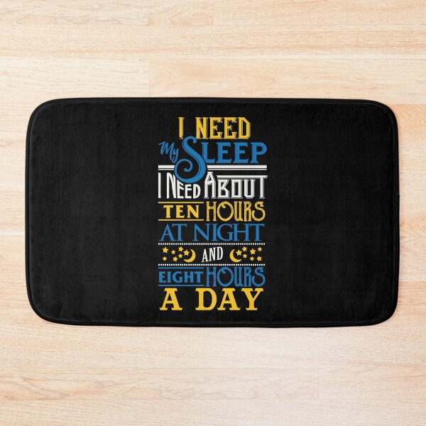 Item preview, I Need My Sleep Funny Sleep Lover Napping Sleeping designed and sold by Delightfully Cynical.