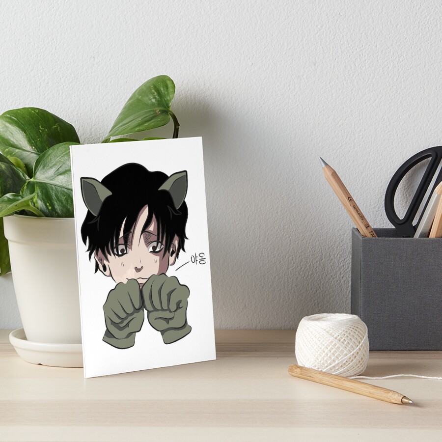 Killing Stalking - Sangwoo I'm Not Gay  Art Board Print for Sale by  jenartfart