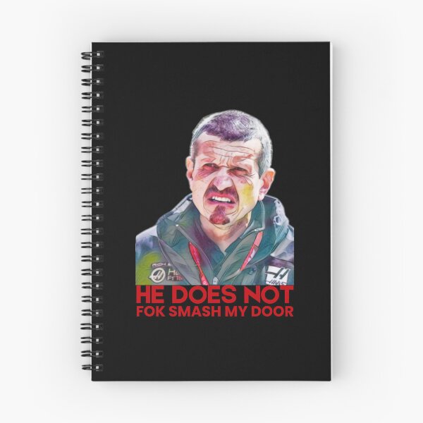 Item preview, Guenther Steiner F1 He Does Not Fok Smash My Door  designed and sold by Njoro12.