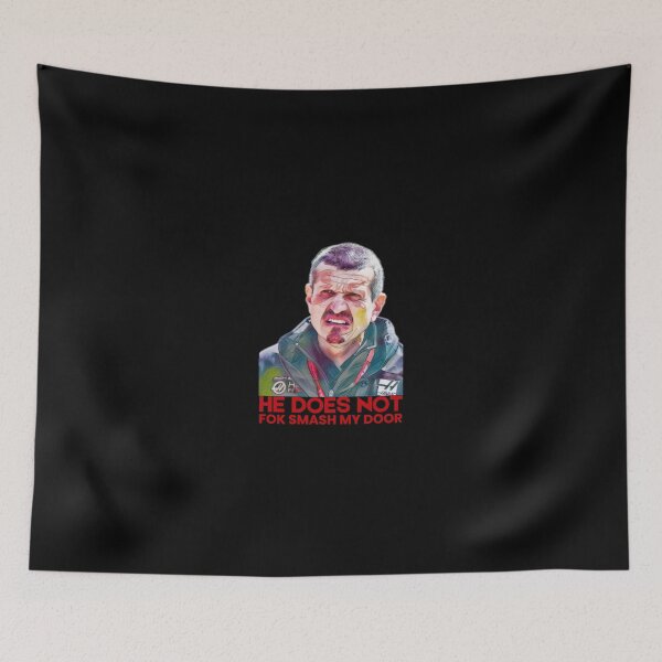 Item preview, Guenther Steiner F1 He Does Not Fok Smash My Door  designed and sold by Njoro12.
