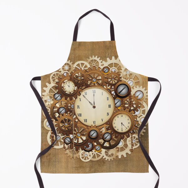 Item preview, Steampunk Clocks and Gears Vintage Retro Style Machine designed and sold by BluedarkArt.