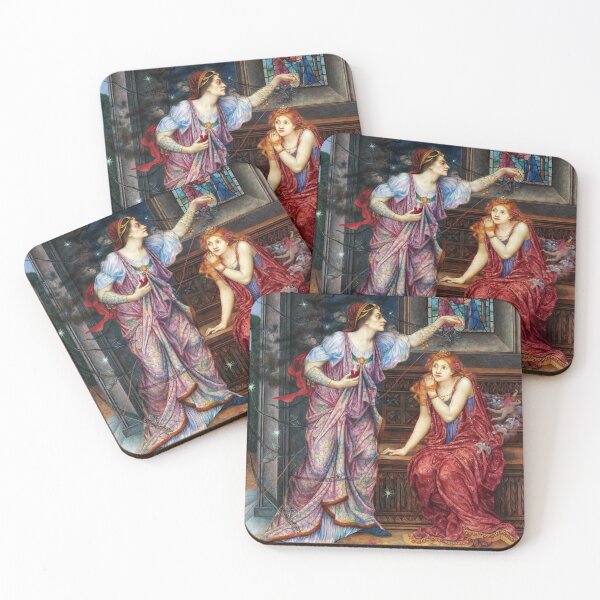 Item preview, Queen Eleanor and Fair Rosamund - Vintage Painting designed and sold by LP.